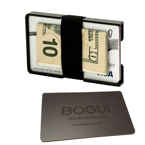 bogui slip premium aluminum wallet with rfid blocking card|rfid blocking wallets.